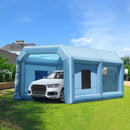 VEVOR Cabine de Peinture Gonflable 6,4x4,1x3 m, Tente Peinture Gonflable Automobile avec Souffleur Puissant de 1100 W et Système de Filtration, Station de Travail pour Pose de Peinture Atelier Garage - image 9