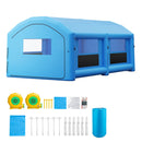 VEVOR Cabine de Peinture Gonflable 8x4,5x3 m Souffleurs de 750 W+950 W Bleu, Tente de Pulvérisation Portable avec Filtre en Coton, Toit Arqué, pour Pickup de Taille Pleine et Petit Bateau à Moteur - image 10