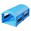 VEVOR Cabine de Peinture Gonflable 8x4,5x3 m Souffleurs de 750 W+950 W Bleu, Tente de Pulvérisation Portable avec Filtre en Coton, Toit Arqué, pour Pickup de Taille Pleine et Petit Bateau à Moteur - image 11