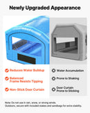 VEVOR Cabine de Peinture Gonflable 7x4x2,75 m Souffleur de 550W+750 W Bleu, Tente de Pulvérisation Portable à Toit Arqué, Filtre en Coton et Espace Vestiaire, pour VTT, Moto et Meubles Taille Moyenne - image 7