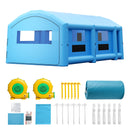 VEVOR Cabine de Peinture Gonflable 10x6x4 m Souffleurs de 950W+1100W Bleu, Tente de Pulvérisation Portable avec Filtre en Coton et Espace Vestiaire, Toit Arqué, pour Pickup et Petit Bateau à Moteur - image 10