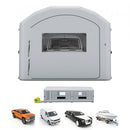 VEVOR Cabine de Peinture Gonflable 12x5x4 m Souffleurs de 950W+1100W Gris, Tente de Pulvérisation Portable avec Filtre en Coton et Espace Vestiaire, Toit Arqué, pour Voiture, Pickup Lourd et Fourgon - image 2