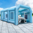 VEVOR Cabine de Peinture Gonflable Automobile 8x4,5x3m, Tente Gonflable Auto Pulvérisation Peinture Extérieur avec Souffleurs de Gonflage de Ventilation 950/330W pour Voiture - image 9