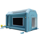 VEVOR Cabine Peinture Voiture 4x2,5x2,5m, Tente Pulvérisation Gonflable Garage Tissu Oxford 210D PVC Souffleur Gonflage 680W Souffleur Ventilation 330W Tente Tunnel pour Camping Mécaniciens Automobile - image 10