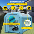 VEVOR Cabine Peinture Voiture 4x2,5x2,5m, Tente Pulvérisation Gonflable Garage Tissu Oxford 210D PVC Souffleur Gonflage 680W Souffleur Ventilation 330W Tente Tunnel pour Camping Mécaniciens Automobile - image 4