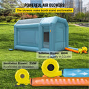 VEVOR Cabine Peinture Voiture 4x2,5x2,5m, Tente Pulvérisation Gonflable Garage Tissu Oxford 210D PVC Souffleur Gonflage 680W Souffleur Ventilation 330W Tente Tunnel pour Camping Mécaniciens Automobile - image 7
