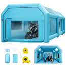 VEVOR Cabine Peinture Gonflable 6x3x2,5 m Tente Tunnel Pulvérisation Garage Tissu Oxford 210D PVC Souffleur Gonflage 680W Souffleur Ventilation 330W Tente pour Mécaniciens Automobile