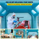 VEVOR Cabine Peinture Voiture 8x4x3m, Tente Pulvérisation Gonflable Garage Tissu Oxford 210D PVC Souffleur Gonflage 950W Souffleur de Ventilation 330W Tente Tunnel pour Camping Mécaniciens Automobile - image 3