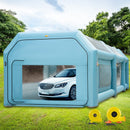 VEVOR Cabine Peinture Voiture 8x4x3m, Tente Pulvérisation Gonflable Garage Tissu Oxford 210D PVC Souffleur Gonflage 950W Souffleur de Ventilation 330W Tente Tunnel pour Camping Mécaniciens Automobile - image 9