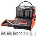 VEVOR Nettoyeur et Testeur d’Injecteurs Essence avec 9 Modes de Test, Banc de Test et de Nettoyage d'Injecteurs par Ultrasons à 6 Cylindres, pour Voiture Atelier, Compatible avec EFI/FSI/GDI - image 10