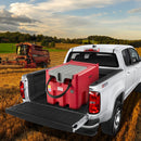 VEVOR Réservoir Diesel Essence Portable 440 L Cuve de Ravitaillement 37,8 L/min Pompe de Transfert 12 V, Tuyau 4 m, Pistolet de Ravitaillement Auto, Réservoir pour Transfert Transport Carburant, Rouge - image 9