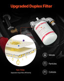 VEVOR Réservoir Diesel Portable 484,5 L Cuve de Ravitaillement 38 L/min avec Pompe de Transfert Électrique 12 V Tuyau en Caoutchouc 4 m Réservoir de Transfert Diesel pour Transport de Carburant, Noir - image 5
