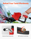VEVOR Réservoir Diesel Portable 484,5 L Cuve de Ravitaillement 38 L/min avec Pompe de Transfert Électrique 12 V Tuyau en Caoutchouc 4 m Réservoir de Transfert Diesel pour Transport de Carburant, Noir - image 6