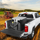 VEVOR Réservoir Diesel Portable 220 L Cuve de Ravitaillement 40 L/min avec Pompe de Transfert Électrique 12 V Tuyau en Caoutchouc 4 m Réservoir de Transfert Diesel pour Transport de Carburant, Noir - image 9