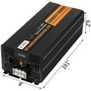 VEVOR Onduleur à onde sinusoïdale pure, 5000 W 10000 W, convertisseur de tension DC 24 V à 230 V AC écran LCD USB ventilateur de refroidissement à grande vitesse en aluminium avec télécommande filaire - image 9