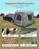 VEVOR Tente de hayon de SUV, 2480 x 3080 mm, tente arrière SUV de camping imperméable, conception spacieuse à double couche pour 5-8 personnes, avec fenêtres en maille, double toit, sac de rangement - image 5