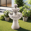 VEVOR Fontaine Extérieure de Jardin, Hauteur 93 cm, Cascade Moderne à 2 Niveaux, Fontaine en Fibre de Verre et Résine, avec Pompe à Eau, pour Jardins, Terrasses, Arrière-cour, Décoration d'Intérieur - image 9