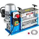 VEVOR Machine à Dénuder Électrique 370 W 1,5 mm-38 mm Machine à Dépouillement à Câbles Machine à Dénuder Fils 11 Canaux 10 Lames pour Recycler Fils de Cuivre/Enlever Isolation en Plastique Caoutchouc