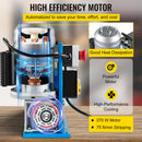 VEVOR Machine à Dénuder Électrique 370 W 1,5 mm-38 mm Machine à Dépouillement à Câbles Machine à Dénuder Fils 11 Canaux 10 Lames pour Recycler Fils de Cuivre/Enlever Isolation en Plastique Caoutchouc - image 4