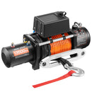 VEVOR Treuil Électrique 12 V CC Capacité de Charge 6100 kg avec Corde Synthétique Φ 9,5 mm x 24 m, Télécommande Sans Fil et Filaire, pour Remorquage SUV Tout-terrain, Jeep, Camion, Remorque, Bateau - image 12