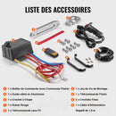 VEVOR Treuil Électrique 12 V CC Capacité de Charge 6100 kg avec Corde Synthétique Φ 9,5 mm x 24 m, Télécommande Sans Fil et Filaire, pour Remorquage SUV Tout-terrain, Jeep, Camion, Remorque, Bateau - image 7