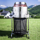 VEVOR Effeuilleuse Électrique 415 mm Coupe-bourgeons Inclinable avec Lame Acier Inoxydable, Machine à Effeuiller Hydroponique avec Sac de Collecte, pour Bourgeons Fleurs Feuilles, Herbes Aromatiques - image 9