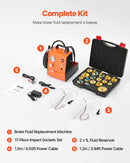 VEVOR Kit purge de frein électrique pour alimentation CC et CA, kit purge maître-cylindre de frein professionnel 220 V avec manomètre et pompe à air intégrée, polyvalent, pour la plupart des véhicules - image 8