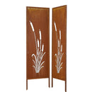 VEVOR Panneau Brise Vue Extérieur Métal 50x160 cm Paravent Extérieur Décoratif Autoportant, Séparation de Jardin, Écran d'Intimité, Acier au Carbone, Piquets de Sol, Motifs Naturels Ajourés, Lot de 2 - image 12