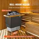 VEVOR Poêle de Sauna Électrique Portable, 8 kW, 400 V 3 N, avec Minuterie 3 h, Contrôleur Numérique, 110℃ Max, pour Sauna 8-12 m³, Utilisation Commerciale de Douche Spa Hôtel, Pierres Non Incluses - image 7