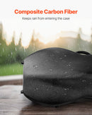 VEVOR Étui pour Violoncelle 4/4, en Fibre de Carbone Composite, Léger et Portable, Doublure en Peluche, Double Bandoulière, Anti-rayures, Forme Violoncelle Professionnelle, Transport Confortable, Noir - image 6