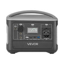 VEVOR Station Électrique Portable 600 W Générateur Solaire Portable Panneau Solaire 100 W Batterie Secours LiFePO4 493 Wh pour Urgence Domestique, Camping, Voyage Camping-car, avec 7 Ports de Sortie - image 10