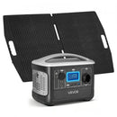 VEVOR Station Électrique Portable 600 W Générateur Solaire Portable Panneau Solaire 100 W Batterie Secours LiFePO4 493 Wh pour Urgence Domestique, Camping, Voyage Camping-car, avec 7 Ports de Sortie - image 2