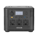 VEVOR Station Électrique Portable 1800 W Générateur Solaire Portable Panneau Solaire 200 W Batterie Secours LiFePO4 1008 Wh pour Urgence Domestique, Camping, Voyage Camping-car, avec 9 Ports de Sortie - image 10