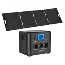 VEVOR Station Électrique Portable 1800 W Générateur Solaire Portable Panneau Solaire 200 W Batterie Secours LiFePO4 1008 Wh pour Urgence Domestique, Camping, Voyage Camping-car, avec 9 Ports de Sortie - image 2