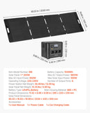 VEVOR Station Électrique Portable 1800 W Générateur Solaire Portable Panneau Solaire 200 W Batterie Secours LiFePO4 1008 Wh pour Urgence Domestique, Camping, Voyage Camping-car, avec 9 Ports de Sortie - image 8