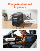 VEVOR Station Électrique Portable 3000 W Générateur Solaire Portable 3072 Wh Batterie Secours LiFePO4 pour Urgence Domestique, Camping, Voyage Camping-car, 13 Ports Sortie, Panneau Solaire Non Inclus - image 7