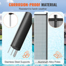 VEVOR Clôture de Piscine, Barrière de Piscine Creusée 1,21x32,91 m Clôture Amovible de Sécurité Pliable Tige en Aluminium Tissu Maille PVC Teslin 340 g/m² pour Protection Enfants Animaux Domestiques - image 4