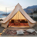 VEVOR Tente Cloche en Toile 6 m Tente de Yourte 4 Saisons Tente de Camping Familial avec Trou de Poêle à Bois, Sacs de Rangement pour Glamping Jusqu'à 10 Personnes, Groupes en Plein Air, Fête, Chasse - image 2