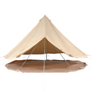 VEVOR Tente Cloche Toile 7 m Jusqu'à 12 Personnes Tente de Yourte 4 Saisons pour Camping Familial, Groupes en Plein Air, Fête, Chasse, avec Trou de Poêle à Bois, Fenêtres en Maille, Sacs de Rangement - image 11