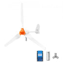 VEVOR Éolienne 24 V 1200 W Kit Générateur Éolien Contrôleur Éolien-solaire, pour Camping-car, Bateau, Maison, Ferme, Synchrone Triphasé AC à Aimants Permanents Stable, avec 3 Pales, Mât Non Inclus - image 2