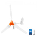 VEVOR Éolienne 12 V 1000 W Kit Générateur Éolien Contrôleur Éolien-solaire, pour Camping-car, Bateau, Maison, Ferme, Synchrone Triphasé AC à Aimants Permanents Stable, avec 3 Pales, Mât Non Inclus - image 2