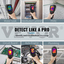 VEVOR Image Thermique Infrarouge 320 x 240 pixels Caméra Thermique -20 à 400 ℃ Caméra Infrarouge Imagerie Thermique 25 Hz Parfaite pour l'Inspection de la Maison, la Vérification du CVC, la Plomberie - image 3