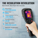 VEVOR Image Thermique Infrarouge 320 x 240 pixels Caméra Thermique -20 à 400 ℃ Caméra Infrarouge Imagerie Thermique 25 Hz Parfaite pour l'Inspection de la Maison, la Vérification du CVC, la Plomberie - image 4