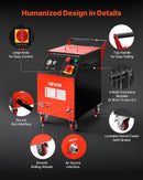VEVOR Machine de Projection de Glace Sèche, Capacité 5 kg, Machine de Nettoyage Cryogénique 4 Buses, Pression Quantité Réglables, Nettoyeur à Jet Mobile pour Auto, Navire, Aviation, Produits Chimiques - image 7