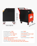 VEVOR Machine de Projection de Glace Sèche, Capacité 5 kg, Machine de Nettoyage Cryogénique 4 Buses, Pression Quantité Réglables, Nettoyeur à Jet Mobile pour Auto, Navire, Aviation, Produits Chimiques - image 8