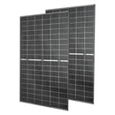 VEVOR Panneau Solaire Monocristallin 400 W x 2 Panneau Photovoltaïque Bifacial pour Hors Réseau Toit Plat Voiture Bateau Camping-car, Haut Rendement 24 %, IP65, avec Sortie MC4, Cadre en Aluminium