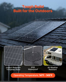 VEVOR Panneau Solaire Monocristallin 400 W x 2 Panneau Photovoltaïque Bifacial pour Hors Réseau Toit Plat Voiture Bateau Camping-car, Haut Rendement 24 %, IP65, avec Sortie MC4, Cadre en Aluminium - image 6