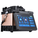 VEVOR Soudeuse fibre optique 4 moteurs, épisseuse fusion fibre optique à alignement de gaine, épissage 6s, chauffage 13s, écran tactile 5", support de fibre 3 en 1, batterie 7800mAh pour SM MM DS NZDS - image 12