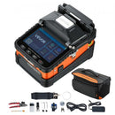 VEVOR Soudeuse Fibre Optique 6 Moteurs Épisseuse Fusion avec Épissage 8 s compatible SM MM DS NZDS, Alignement Cœur, Chauffage 18 s, 5200 mAh, Écran LCD 5 pouces, Porte-fibre 3-en-1, APP Bluetooth - image 2