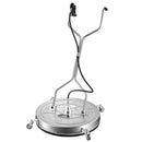 VEVOR Nettoyeur de Surface pour Nettoyeur Haute Pression 76,2 cm avec Roues, Acier Inox, Accessoire pour Béton, Terrasse, Trottoir et Allée, 276 bar Max., Poignée Surélevée, Raccord Rapide 3/8 pouce - image 10